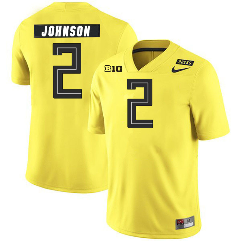 DJ Johnson Oregon Jersey,Oregon Ducks Football Uniforms Youth-Alternate Yellow